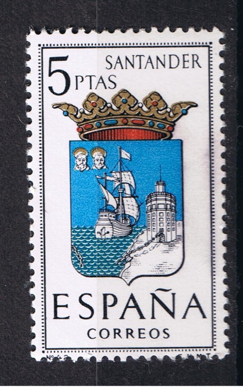 Edifil  1636  Escudos de las capitales de provincias Españolas  