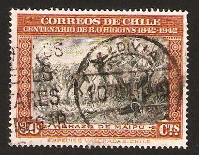 centº de b. o'higgins, el abrazo de maipu