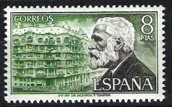 Personajes españoles. Antonio Gaudí.