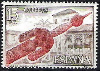 Expo. Mundial de Filatelia. Orfebrería española.Espada de Boabdil.