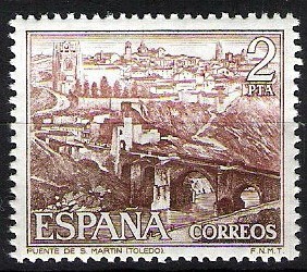 2267 Serie turística. Puente de San Martín, Toledo.