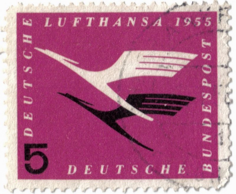 El logotipo de Lufthansa,