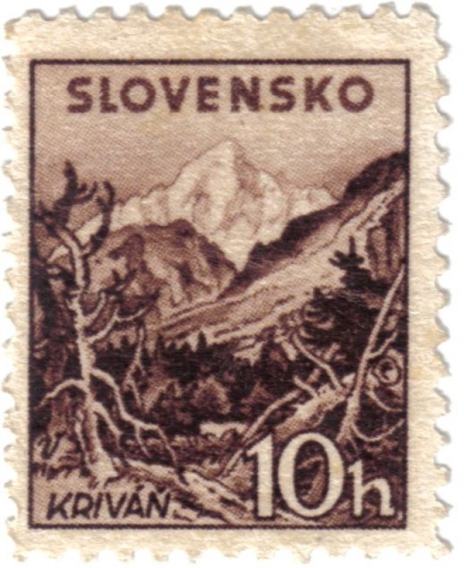 Montaña Kriváň. Slovensko