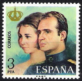 2304 Reyes de España. Don Juan Carlos I y Doña Sofìa.