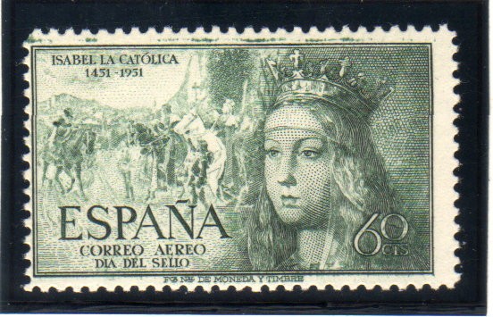 1951 V Centerario Isabel la Catolica Edifil 1097