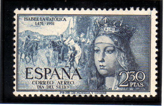 1951 V Centerario Isabel la Catolica Edifil 1101