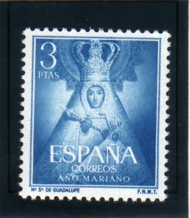 1954 Año Mariano: Ntra. Sra de Guadalupe Edifil 1141