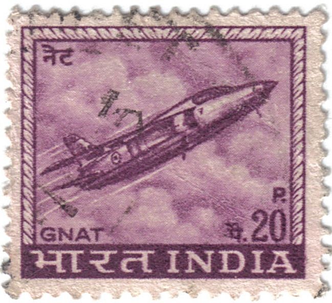 Avión de guerra Folland Gnat el Mosquito