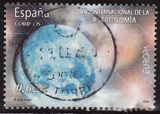ESPAÑA 2009 4484 Sello Europa Año Internacional de la Astronomia Usado