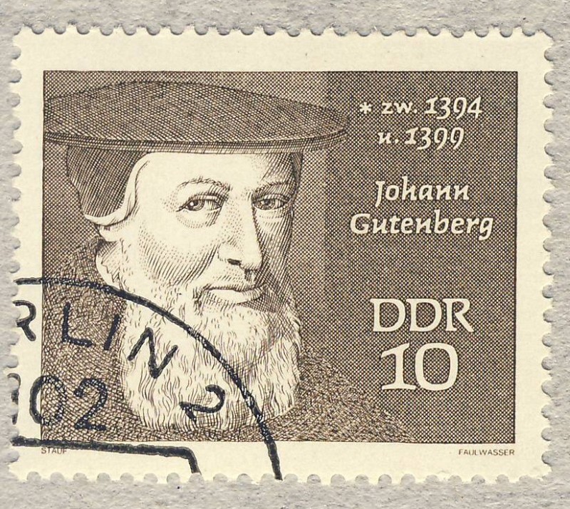 DDR Johann Gutenberg  zw1394-1399