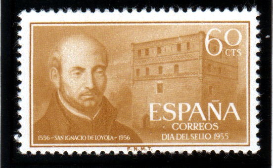 1955 IV Cent. muerte S Ignacio de Loyola. Edifil 1167