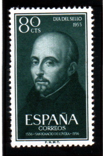 1955 IV Cent. muerte S Ignacio de Loyola. Edifil 1168