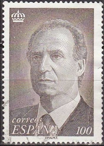 ESPAÑA 1996 3461 Sello Serie Básica Rey D. Juan Carlos I 100p usado