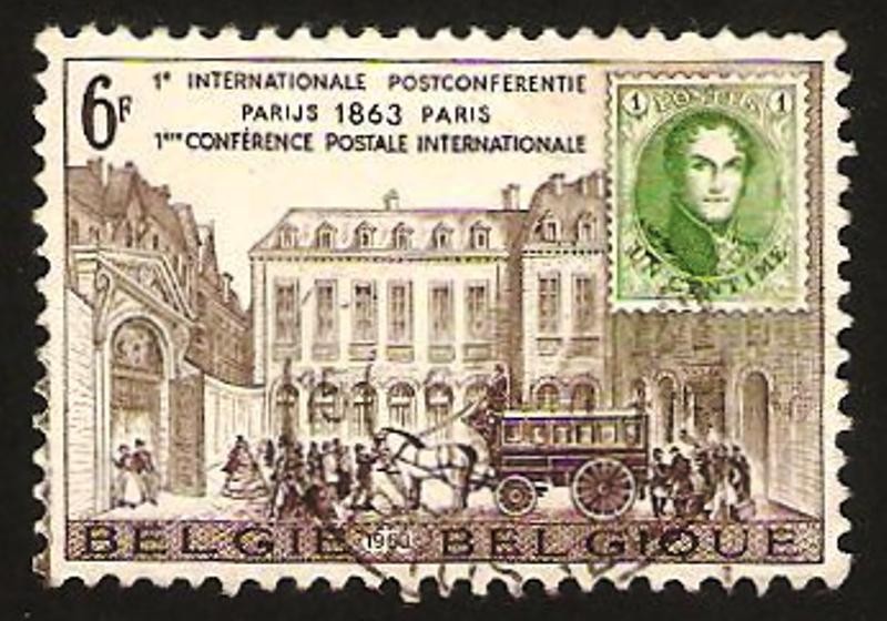 1ª conferencia internacional de correos, hotel las postas de paris