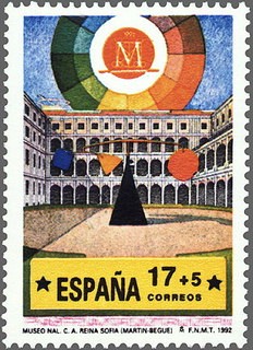 ESPAÑA 1992 3230 Sello Nuevo Madrid Capital Europea de la Cultura Museo Centro Arte Reina Sofia