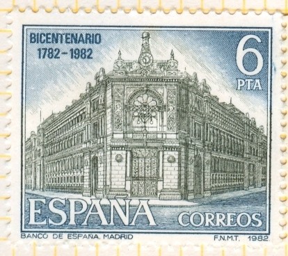 Fachada del Banco de España.