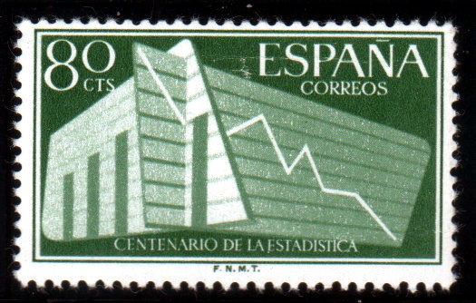 1956 Centenario Estadistica Española Edifil 1197