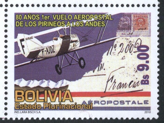 80 Años del primer vuelo aeropostal