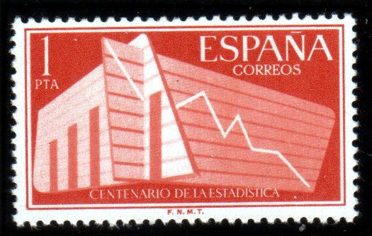 1956 Centenario Estadistica Española Edifil 1198