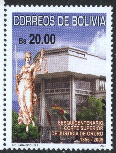 Sesquicentenario corte superior de Justicia de Oruro