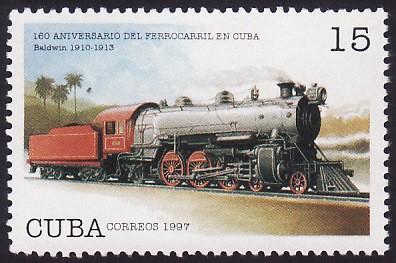 160 aniversario del ferrocarril en Cuba