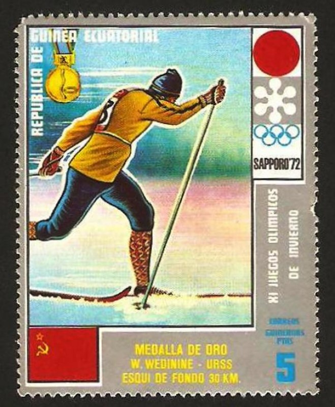 olimpiada de invierno en sapporo 72, esqui de fondo