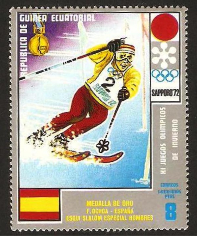olimpiada de invierno en sapporo 72, slalom especial