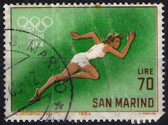 Juegos Olímpicos en Tokio. Atletismo. 1964.