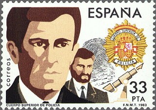 ESPAÑA 1983 2694 Sello Nuevo Cuerpos de Seguridad del Estado Cuerpo Superior de Policia