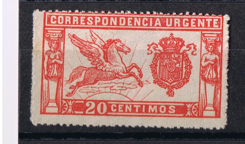 Edifil  256   Correspondencia Urgente  U  