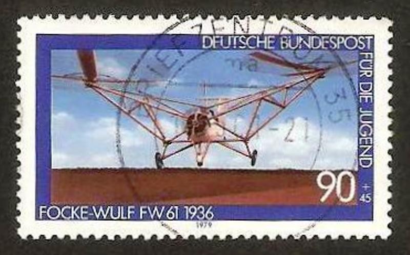 853 - Helicóptero Focke Wulf FW 61, 1936