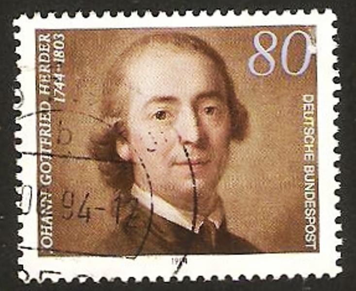 johann gottfried herder, filosofo, teologo y poeta