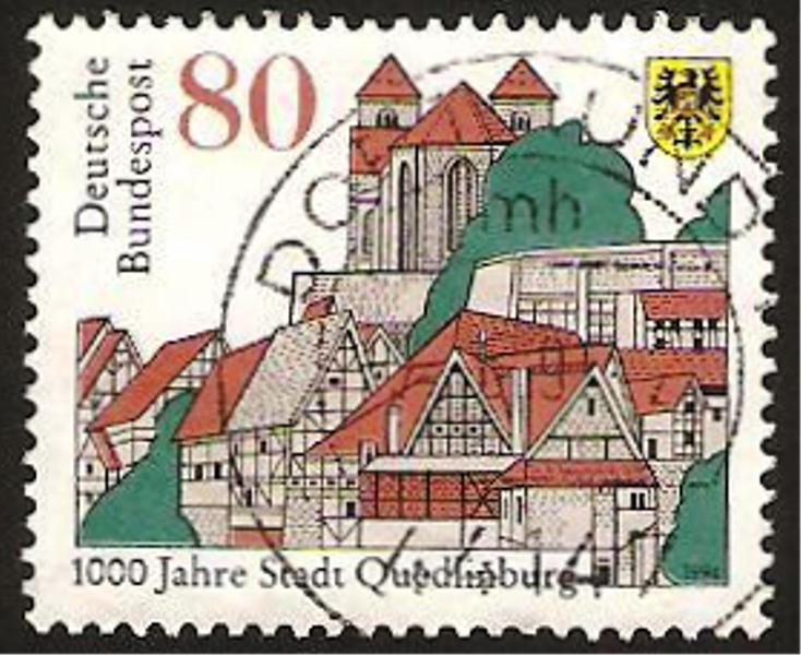 villa de quedlinburg y escudo de armas
