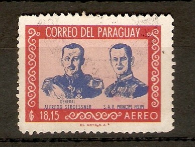 PRESIDENTE  ALFREDO  ESTROSSNER  Y  PRINCIPE  FELIPE