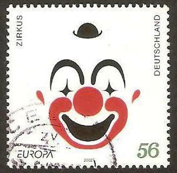 2080 - Europa, el circo, cabeza de payaso