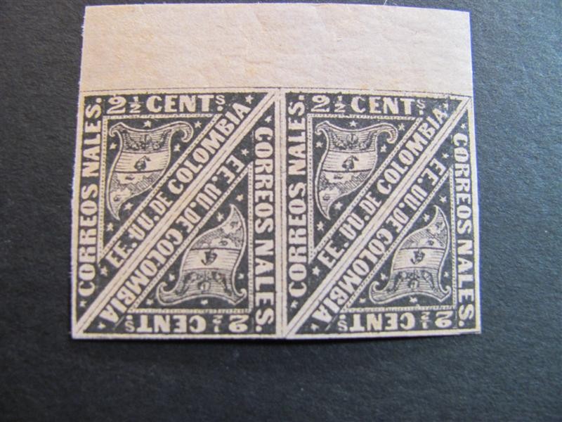 Bloque de cuatro 2 1/2 cent. 1868