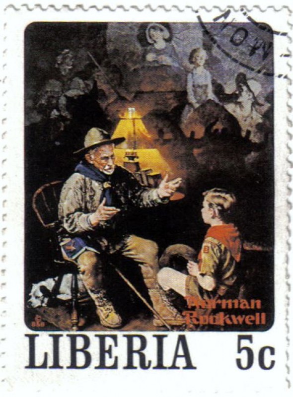 Norman Rockwell, ilustrador, fotógrafo y pintor.