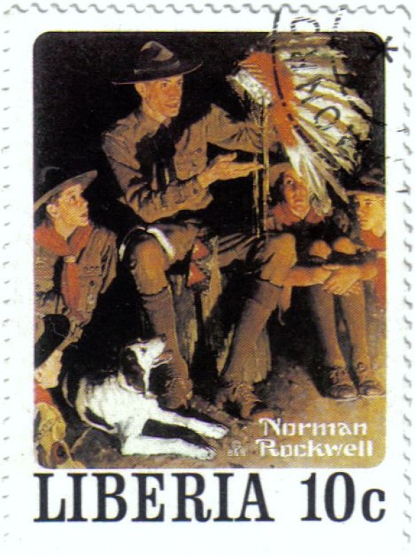Norman Rockwell, ilustrador, fotógrafo y pintor.