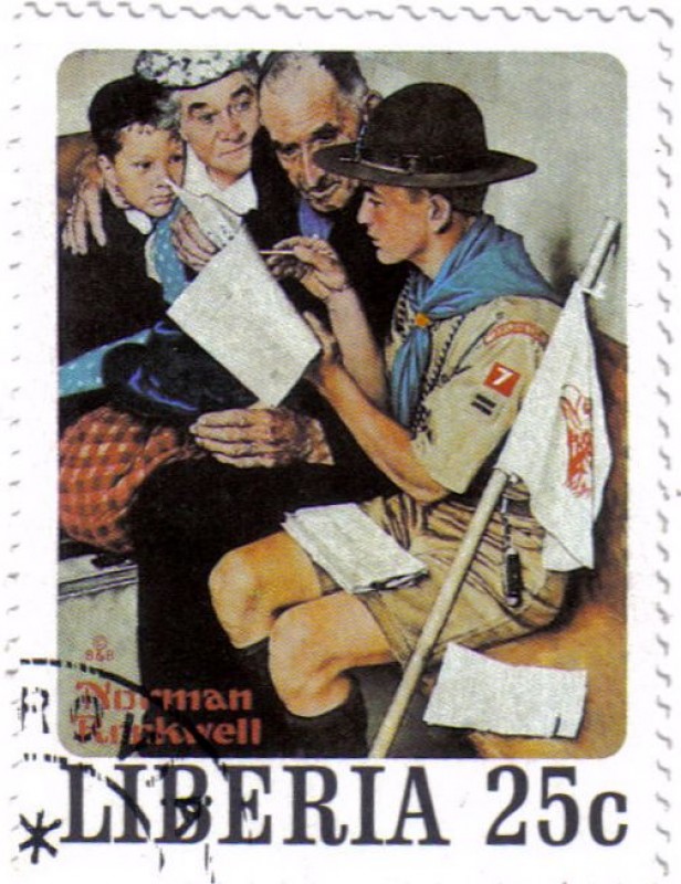 Norman Rockwell, ilustrador, fotógrafo y pintor.