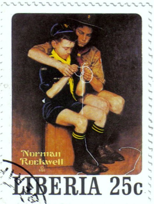 Norman Rockwell, ilustrador, fotógrafo y pintor.