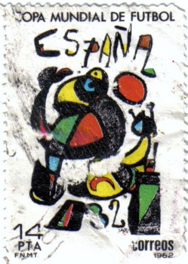 Mundial de futbol España 1982. Joan Miró