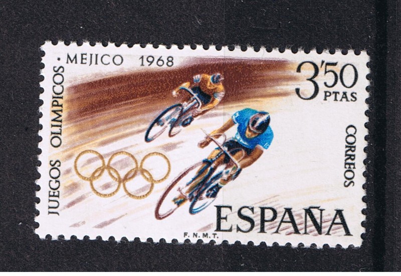 Edifil  1887  X IX Juegos Olímpicos en Méjico  