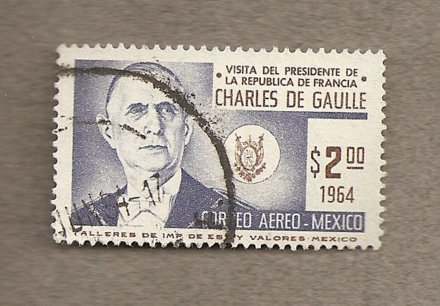 visita de Charles de Gaulle a Méjico