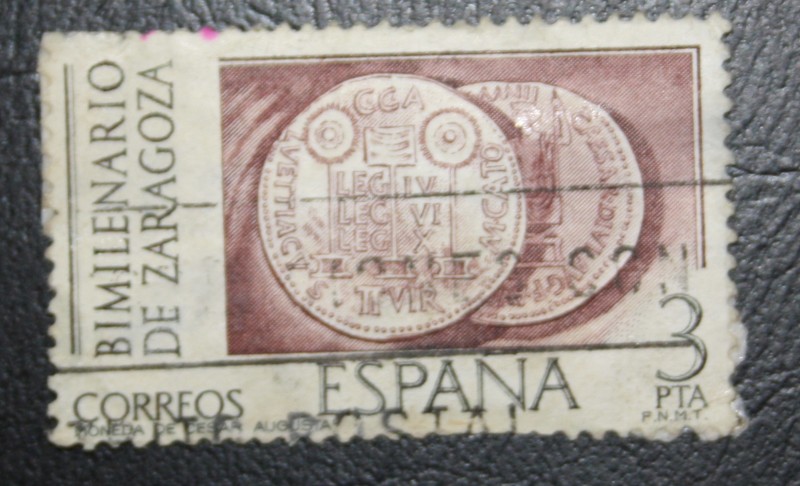 Bimilenario de Zaragoza - Moneda de Cesar Augusta