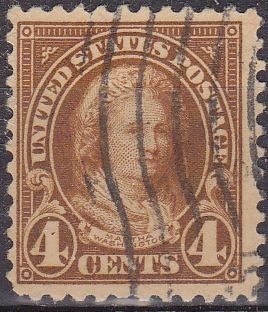 USA 1923 Scott 556 Sello Personajes Martha Washington usado Estados Unidos Etats Unis