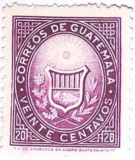 Correos de Guatemala Escudo