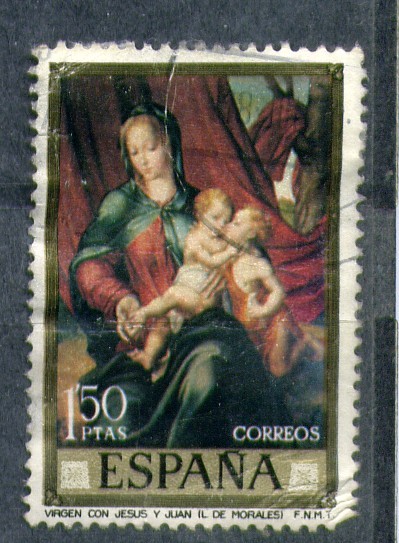 Virgen con Jesús y Juan- L. Morales