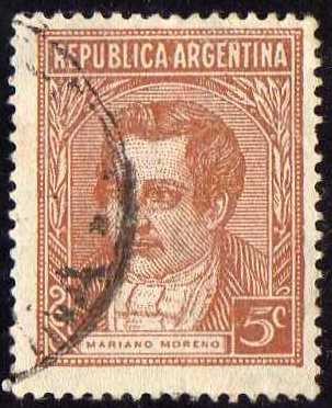 Mariano Moreno 5cent.