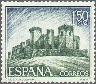 ESPAÑA 1967 1811 Sello Nuevo Castillos Almodovar Cordoba 1,50p