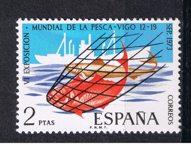 Edifil  2144  VI  Esposición Mundial de la Pesca. - Vigo
